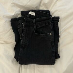 black Zara jeans! wide leg and soo comfy. Never worn!!